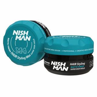 NISHMAN HAIR STYLING WAX WOSK DO WŁOSÓW MATTE FINISH SUPER HIGH HOLD M4 100 ML