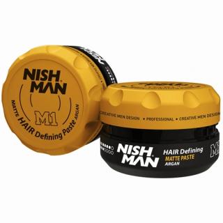 NISHMAN MATTE HAIR DEFINING PASTE ARGAN PASTA DO STYLIZACJI WŁOSÓW M1 100ML