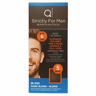 QURE FARBA DO BRODY I WĄSÓW DLA MĘŻCZYZN BEARD AND MOUSTACHE KOLOR M-701 CIEMNY BLOND DARK BLOND 50ML
