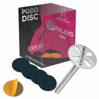 STALEKS DYSK DO PEDICURE PODODISC XS EXPERT + ZESTAW PILNIKÓW JEDNORAZOWYCH 180 GRIT 5 SZT (10 MM) PDSET-10