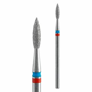 STALEKS FREZ DIAMENTOWY DUO PŁOMIEŃ OSTRY CZERWONO-NIEBIESKI 2,1/8MM FA11RB021/8