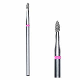 STALEKS FREZ DIAMENTOWY OLIWKA OSTRA CZERWONA EXPERT ŚREDNICA 2,5 MM / CZĘŚĆ ROBOCZA 4,5 MM FA60R025/4.5