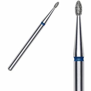 STALEKS FREZ DIAMENTOWY OLIWKA ZAOKRĄGLONA NIEBIESKA EXPERT ŚREDNICA 1,6 MM / CZĘŚĆ ROBOCZA 3,4 MM FA50B016/3.4