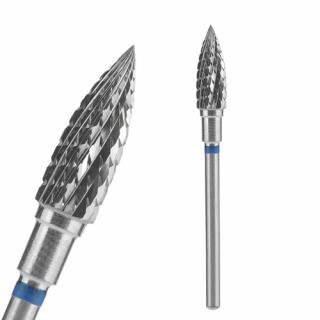 STALEKS FREZ Z WĘGLIKA SPIEKANEGO DO SKÓREK I PAZNOKCI PŁOMYK NIEBIESKI 5MM/13,5MM FT10B050/13.5