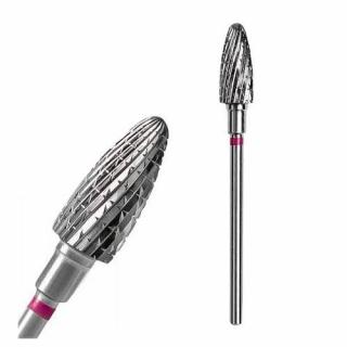 STALEKS FREZ Z WĘGLIKA SPIEKANEGO STOŻEK OKRĄGŁY FIOLETOWY EXPERT ŚREDNICA 6 MM / CZĘŚĆ ROBOCZA 14 MM FT90V050/13