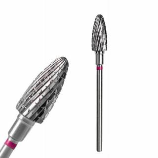 STALEKS FREZ Z WĘGLIKA SPIEKANEGO STOŻEK OKRĄGŁY FIOLETOWY EXPERT ŚREDNICA 6 MM / CZĘŚĆ ROBOCZA 14 MM FT90V060/14