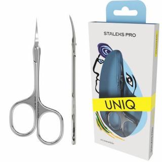 STALEKS PROFESJONALNE NOŻYCZKI DO SKÓREK UNIQ ASYMMETRIC SQ-30 TYP4 25 mm