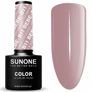 SUNONE LAKIER HYBRYDOWY B11 BEBE NUDE BRĄZOWY UV/LED 5G