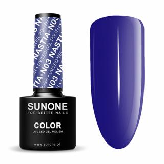 SUNONE LAKIER HYBRYDOWY N03 NASTIA GRANATOWY UV/LED 5G
