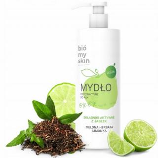 YAPPCO NATURALNE MYDŁO PIELĘGNACYJNE DO RĄK ZIELONA HERBATA I LIMONKA 300ML