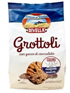 Ciastka Grottoli z czekoladą Divella 400g