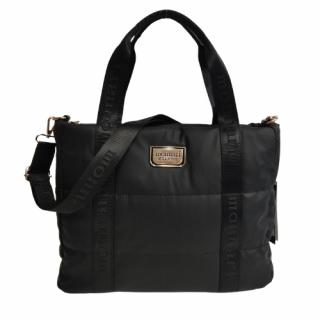 Torebka shopper Monnari pikowana czarna listonoszka