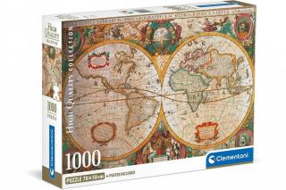 Puzzle 1000 elementów Compact Mappa Antica