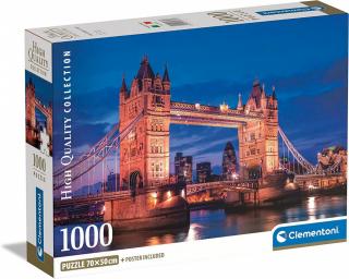 Puzzle 1000 elementów Compact Tower Bridge w nocy