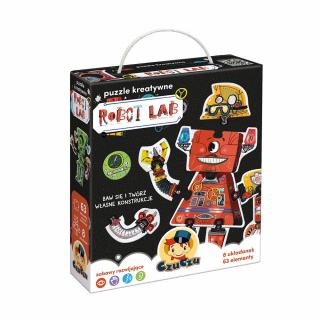 Puzzle kreatywne 63 elementy - Robot Lab