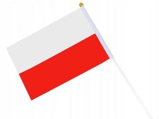 FLAGA POLSKA POLSKI CHORĄGIEWKA MATERIAŁOWA V1