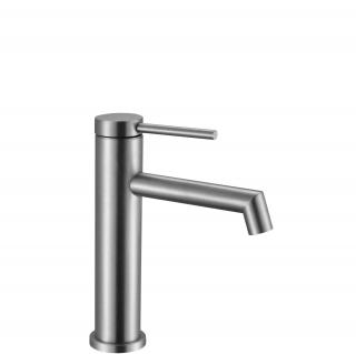 Bateria Umywalkowa Rea Foss nikiel szczotkowany Inox niska