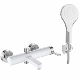 Bateria wannowa REA Polo biała Chrom