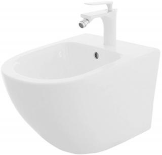 Bidet podwieszany Rea Carlo Mini White 49,5 x 32,5 cm