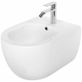 Bidet podwieszany Rea Olivier White 39x30 cm