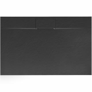 Brodzik prysznicowy Rea azalt Long Black 90x120 cm - Czarny