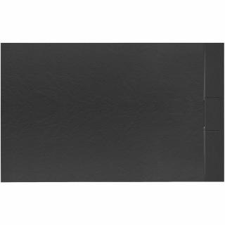 Brodzik prysznicowy Rea Bazalt Black 80x100 cm - Czarny