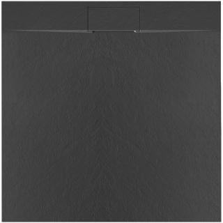Brodzik prysznicowy Rea Bazalt Black 90x90 cm - Czarny