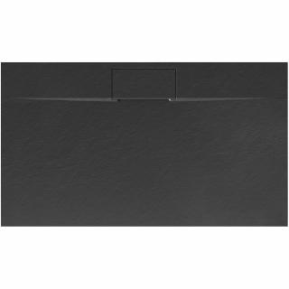 Brodzik prysznicowy Rea Bazalt Long Black 80x120 cm - Czarny