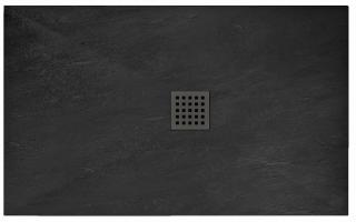 Brodzik prysznicowy Rea Black Rock 90x120 cm