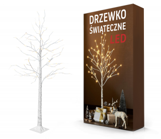 DRZEWKO ŚWIĄTECZNE LED BRZOZA 150CM CD007-72