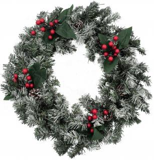 Girlanda świąteczna okrągła 50cm