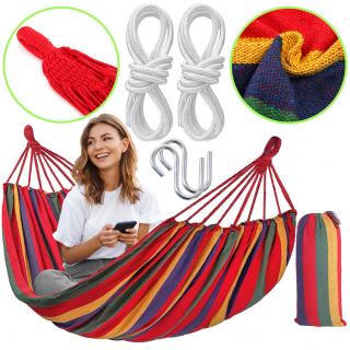 Hamak 2-osobowy 480143A RED