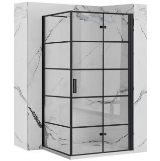 Kabina Prysznicowa Rea Molier Black 90x80 cm