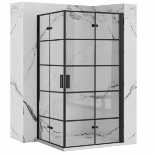 Kabina Prysznicowa Rea Molier Double Black 80x100 cm