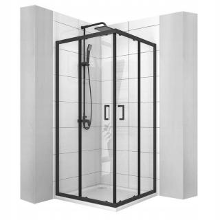 Kabina Prysznicowa Rea Vito Black 80x80 cm