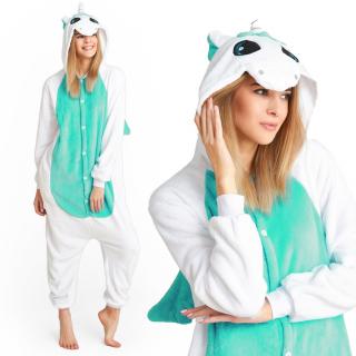 KOMBINEZON KIGURUMI JEDNOROŻEC MINT S