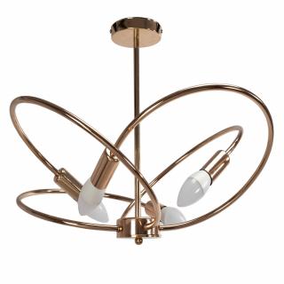 Lampa 4 Różowe Złoto APP1092-4C