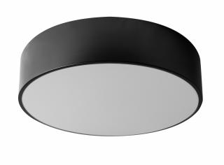 Lampa Plafon 30cm Okrągła Sufitowa app640-3c Czarna