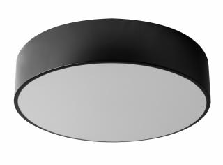 Lampa Plafon 40cm Okrągła Sufitowa app642-3c Czarna
