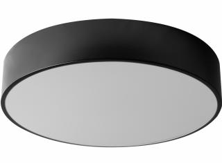 Lampa Plafon 50cm Okrągła Sufitowa app644-4c Czarna