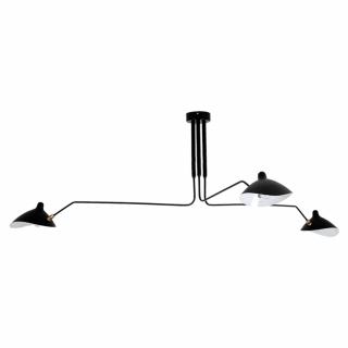 Lampa sufitowa 3 ramienna APP569-3C Czarna