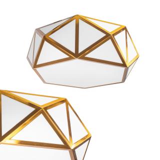 Lampa sufitowa 45cm APP1239-C Złota