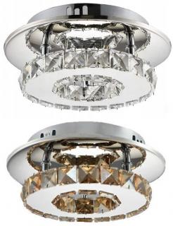 Lampa Sufitowa Kryształowa Plafon Glamour 8W APP407-C APP408-C