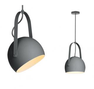 LAMPA SUFITOWA KULA SZARA APP295-1CP