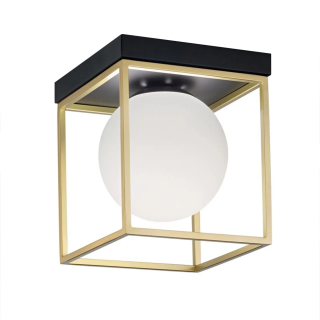 LAMPA SUFITOWA PLAFON APP1166-1C GOLD WHITE