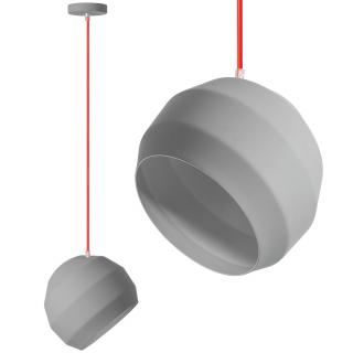 Lampa sufitowa wisząca kula APP382-1CP