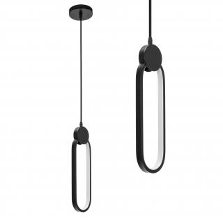 Lampa Sufitowa Wisząca LED APP851-CP Czarna