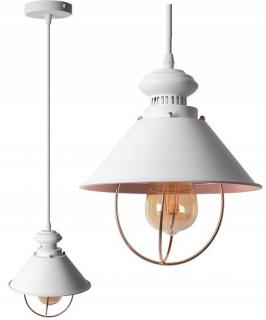 Lampa sufitowa wisząca LINZ APP103-1CP Biała