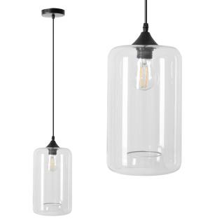 Lampa sufitowa wisząca szklana APP310-1CP loft