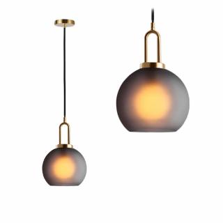 Lampa Sufitowa Wisząca Szklana Kula 20cm APP626-1CP